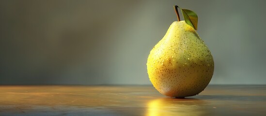 Poster - Pear images with no background providing room for additional elements in the picture
