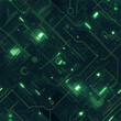 © sankakuten - テクノロジーのポリゴンパターン
