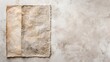 © tinnakorn - Vintage, crumpled paper against a textured background, perfect for themes of history, nostalgia, or aged documents.