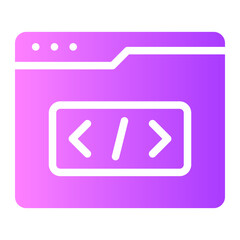 webpage gradient icon
