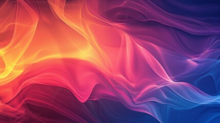 Poster - Abstract gradient background with a smooth transition from cool to warm colors.
