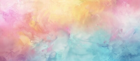 Fototapete - Vibrant pastel colored sky with a textured background perfect for copy space image