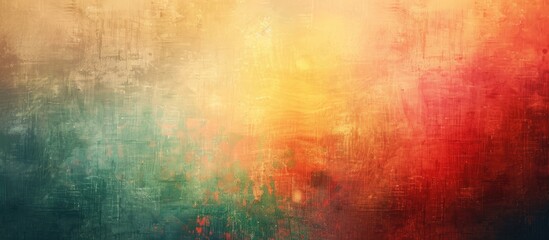 Poster - vintage background with vibrant colors and plenty of copy space image