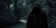 © Lila Patel - Silent Killer: A stealthy figure, dressed in black, vanishing into the night.