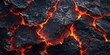 © ArtmediaworX - Lava texture fire background. Volcano magma flow pattern. Generative Ai