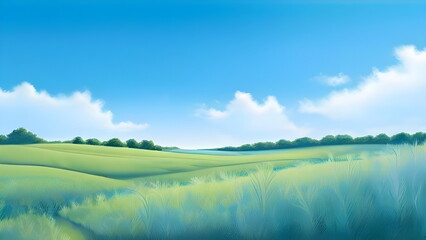 Wall Mural - backdrop with blue sky