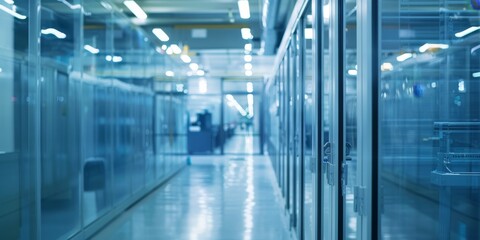 Aufkleber - Biometric access control systems securing sensitive areas of the factory