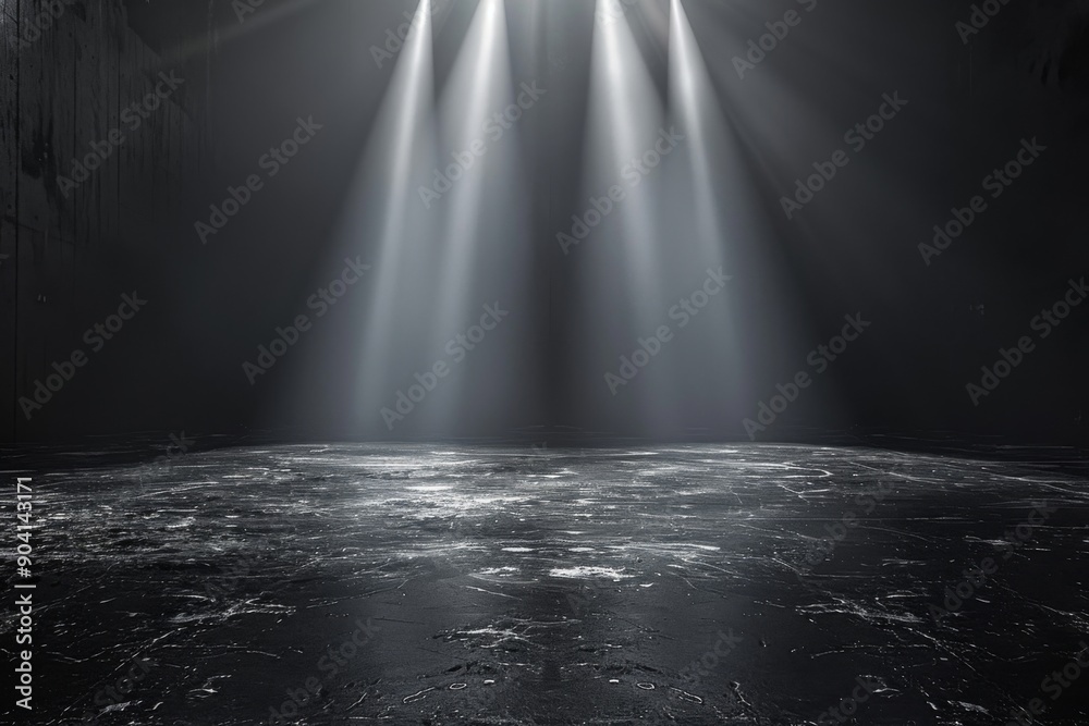 Triad of Light: A Dramatic Interplay of Three Beams on a Dark Floor ...