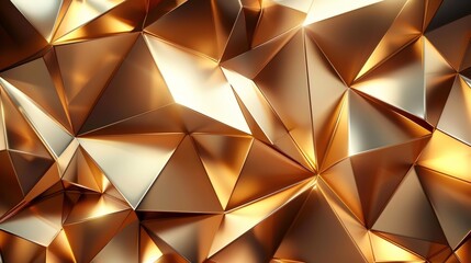 Poster - abstract luxury gold background. geometric patterns sharp and precise lines. The intricate patterns evoke a sense rich and elegant.