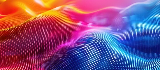 Sticker - Vibrant gradient mesh backdrop with copy space image