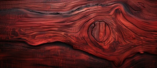 Poster - Red sandalwood texture background with a vintage natural pattern perfect for graphics with copy space image