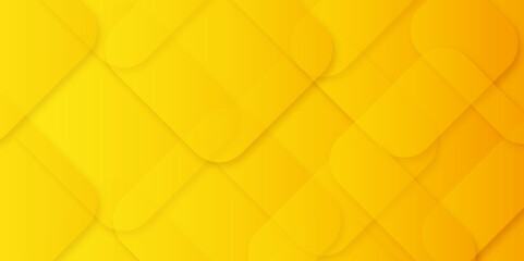 Poster - Abstract modern orange, yellow pattern geometric luxury gradient line background random square shape design. 3d shadow effects, modern design template background. layered geometric triangle shapes.
