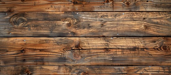 Poster - Natural wood pattern background with pine wood texture great for use as a copy space image