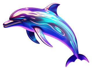 Sticker - PNG Dolphin animal mammal fish.