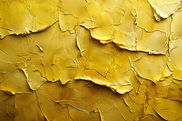 Poster - Yellow paper texture background with wavy lines. Abstract yellow textured wallpaper for design, decoration and creative backgrounds. Background for design in the style of yellow, copy space concept.