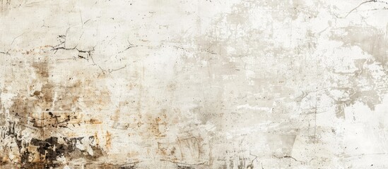 Poster - grungy newspint textured design on a white scratched paper backdrop with copy space image