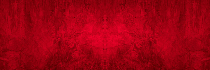 Leinwandbilder - Old wall texture cement black red  background abstract dark color design are light with white gradient background.