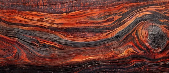 Wall Mural - Background surface featuring a weathered natural pattern in red sandalwood texture suitable for graphic design with copy space image