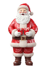 Poster - PNG Christmas figurine white background representation.