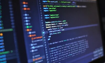 computer screen displaying code.