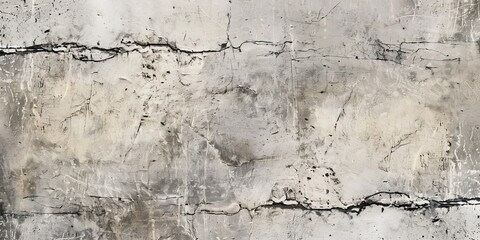 Poster - Grunge concrete wall texture with rough surface and subtle cracks, suitable for urban and artistic themes
