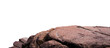 © Anchalee - Rock stones isolated background,Nature Rock Cliff with texture is formation located part of the mountain,Group of Stone rough surface,image object Rock Sea Podium Stand Display for products present,
