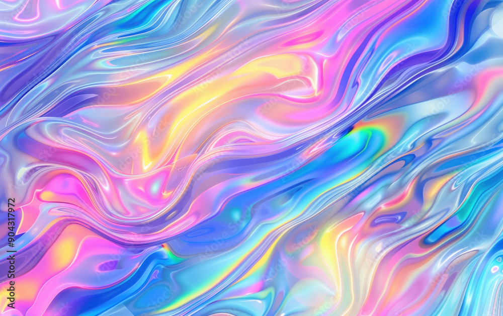 Bright acid colors liquid marbled texture, abstract neon background ...