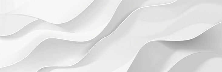 Poster - Website, banner and brochure background with white wavy curve texture. Modern illustration.
