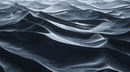 Poster - High resolution 4K illustration with black and white images on a black background. Abstract shapes and textures. Dark, moody feeling with black and white. High quality illustration.