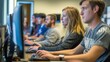 © mirifadapt - A group of employees working collaboratively