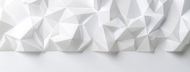 Poster - Random inlay of white square diagonal cube boxes for the background of a wallpaper banner template with copy space
