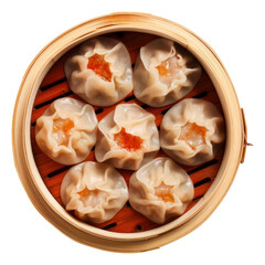 Canvas Print - PNG Dimsum dumpling food white background.