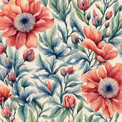 Wall Mural - Flower background 