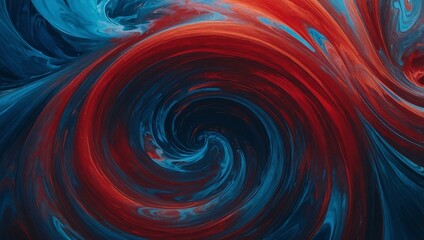 Wall Mural - Abstract red and blue swirl An ethereal blend of colors creating a dreamy, swirling pattern