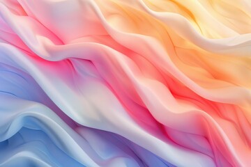 Poster - A detailed shot of colorful textile with vibrant hues, ideal for use in designs showcasing materials or textures