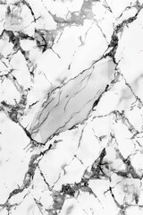 Sticker - A high-contrast black and white image of a smooth marble surface with subtle veining