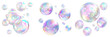 © Apim & Co - Colorful bubbles on transparent background . Clipart