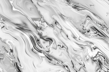 Poster - A close-up shot of a marble surface with its unique veining patterns