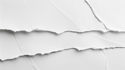 Poster - A close-up view of a piece of paper with torn edges