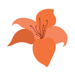 Wall Mural - colored flower icon spring time vector