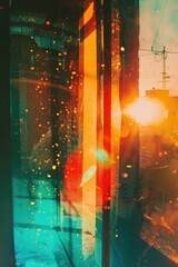 Poster - A building with a sunny day atmosphere, suitable for use in real estate or interior design contexts
