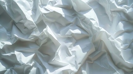 Aufkleber - A detailed view of a blank white sheet of paper, ideal for use in presentations, reports, or as a design element