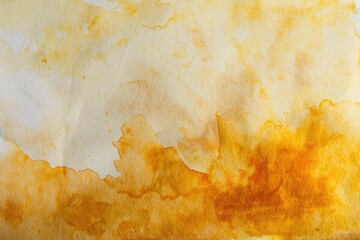 Poster - Close-up of a beautiful yellow and white watercolor painting, great for art or design inspiration