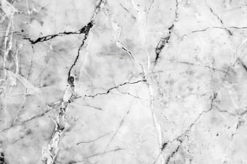 Poster - A close-up shot of a smooth marble surface in black and white
