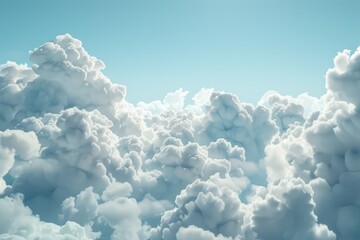 Aufkleber - A plane soaring above a cloudy sky