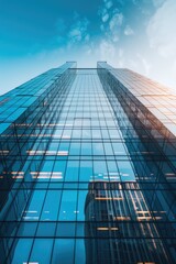 Poster - High-rise structure with numerous windows and possibly office or residential spaces