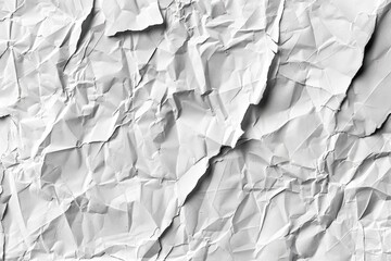 Poster - A close-up shot of a crumbled paper with folds and creases