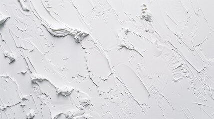 Aufkleber - Close-up of white paint on a wall, ideal for design and decoration purposes