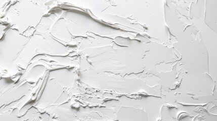 Poster - A close-up shot of white paint on a wall, suitable for use in interior design or DIY tutorials
