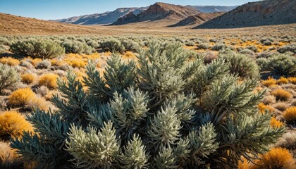 Wall Mural - Desert Flora in the Golden Light.